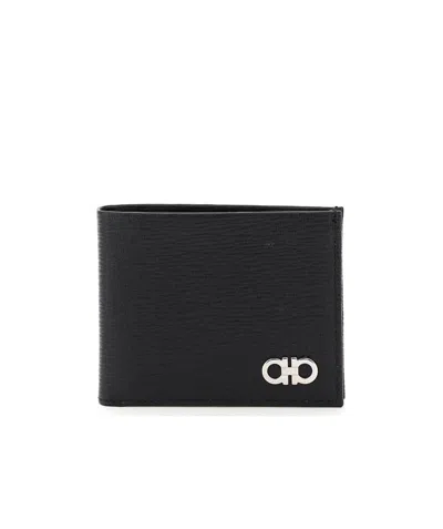 Ferragamo Gancini Wallet In Black