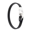 Ferragamo Double Gancio Bracelet In Black