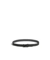 Ferragamo Double Gancio Buckle Belt In Black