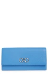 Ferragamo Double Gancio Leather Wallet On A Chain