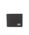 Ferragamo Gancini Wallet In Black