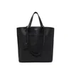 Ferragamo Men's Items Reversible Calfskin Tote Bag In Black