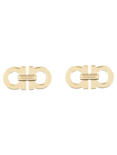 Ferragamo Double "hooks" Earrings