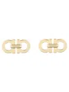 Ferragamo Gold-tone Finish Statement Earrings In Gold