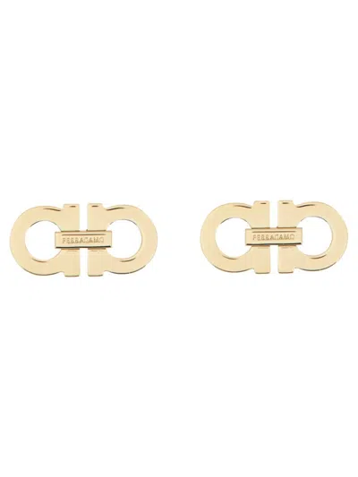 FERRAGAMO FERRAGAMO DOUBLE "HOOKS" EARRINGS
