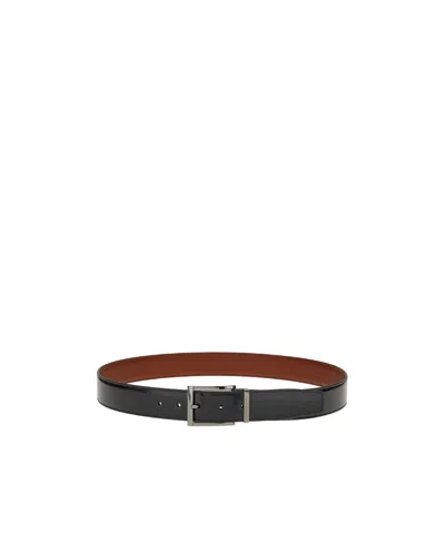 Ferragamo Double-sided Adjustable Belt In Black