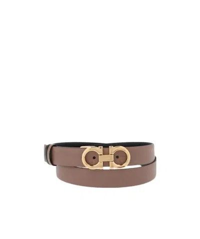 Ferragamo Double-sided Adjustable Gancini Belt
