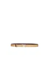 Ferragamo Double-sided Adjustable Gancini Belt In Nude