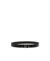 Ferragamo Double-sided Belt In Black