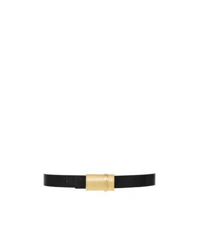 Ferragamo Double-sided Belt In Black