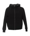 Ferragamo Double-sided Gancini With Hat Casual Jacket In Black
