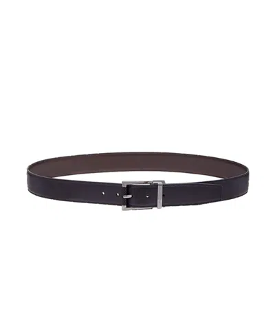 Ferragamo Double-sided Logo Detail Belt In Black