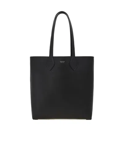FERRAGAMO FERRAGAMO LOGO PRINTED TOTE BAG
