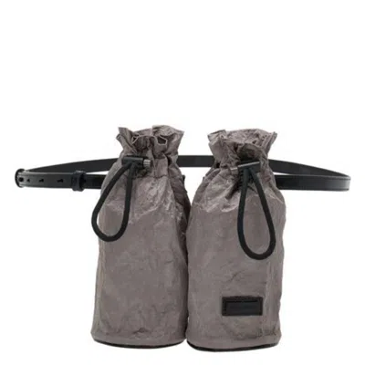 Ferragamo Double-bottle Belt Bag In Gray