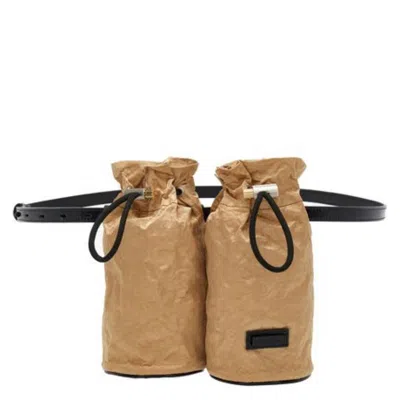 Ferragamo Double-bottle Belt Bag In Brown