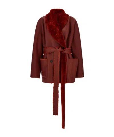 FERRAGAMO DOUBLE-BREASTED COAT