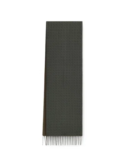 FERRAGAMO DOUBLE-FACE PATTERNED SCARF
