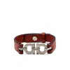 Ferragamo Double-gancini Bracelet In Pattern