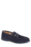 Ferragamo Drame Loafer In Navy