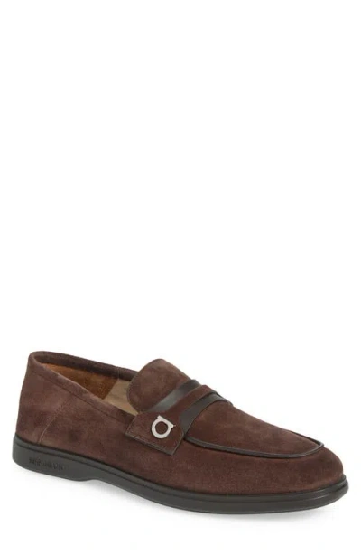 Ferragamo Drame Loafer In T.moro