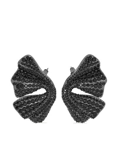 Ferragamo Drape Earrings In Multicolor