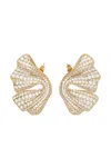 Ferragamo Drape Earrings In 金色