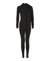 Ferragamo Draped Cutout Jumpsuit In Multi