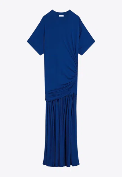FERRAGAMO DRAPED MAXI T-SHIRT DRESS