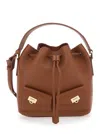 Ferragamo Brown Multipocket Bucket Bag