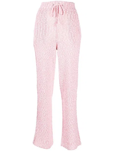 Ferragamo Drawstring-fastening Waist Trousers In Multi
