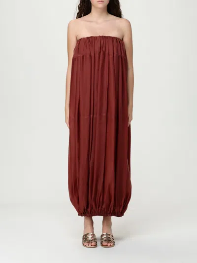 Ferragamo Dress  Woman Color Brick Red