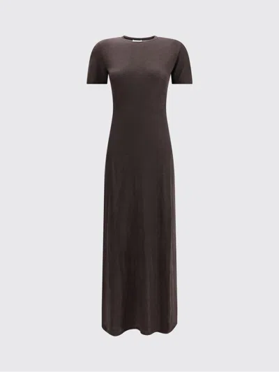 FERRAGAMO DRESS FERRAGAMO WOMAN COLOR COFFEE,H70497132