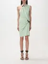 Ferragamo Dress  Woman Color Green In Green