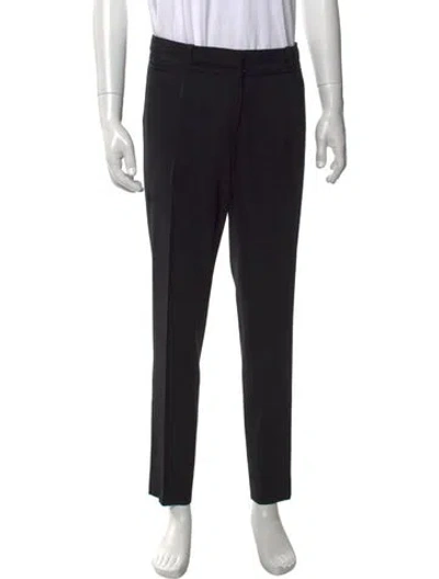 Pre-owned Ferragamo Dress Pants In Black