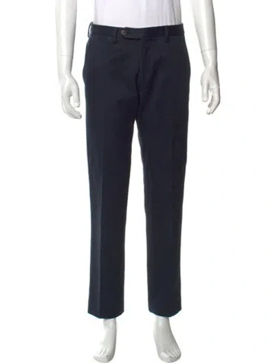 Pre-owned Ferragamo Dress Pants In Blue