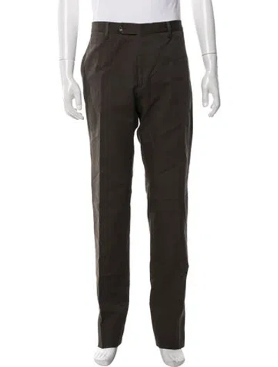 Pre-owned Ferragamo Dress Pants In Green