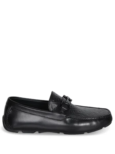 Ferragamo Driver Parigi New Black Leather Loafer