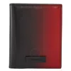 Ferragamo Dual Tone Effect Calfskin Credit Card Holder In Red