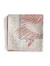Ferragamo Dune Print Silk Twill Scarf In Neutral