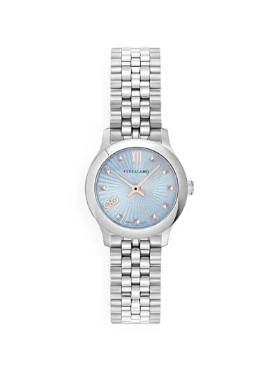 Ferragamo Duo Mini Watch In Neutral