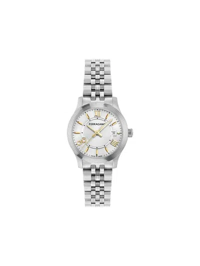 Ferragamo Duo 28mm In Stainless Steel