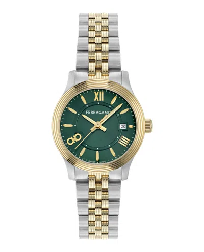 Ferragamo Duo Bracelet Watch In Multi