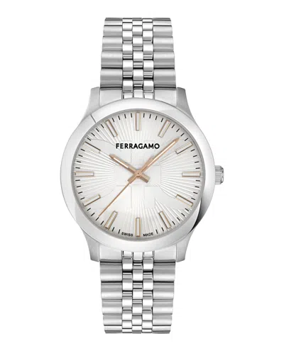 Ferragamo Duo Bracelet Watch In Metallic