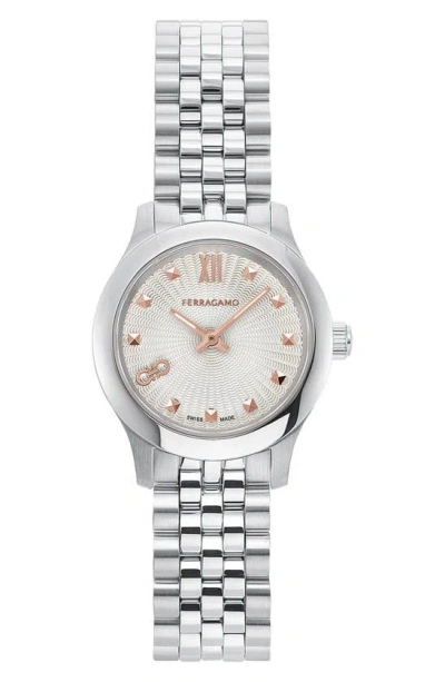 FERRAGAMO FERRAGAMO DUO MINI BRACELET WATCH, 25MM