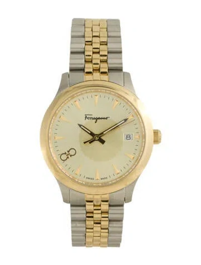 Pre-owned Ferragamo Duo Watch, 33mm In Multi