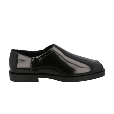 Pre-owned Ferragamo Dyaso Open Toe Loafer 'black' | Men's Size 10