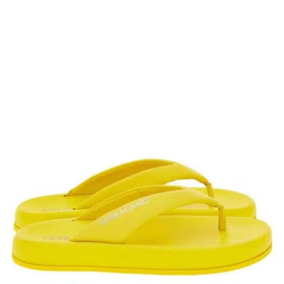 Ferragamo Dylan Platform Sandals In Multi