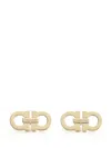 Ferragamo Gold-tone Finish Statement Earrings In Gold