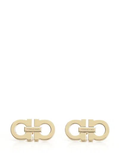 FERRAGAMO EAR 2GANCI JEWELRY GOLD