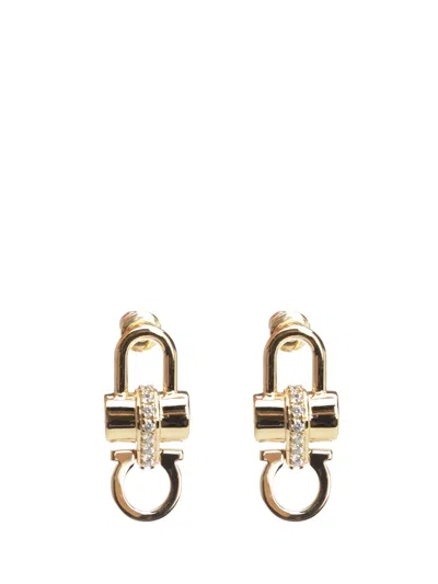 FERRAGAMO EAR LUCSTRAS JEWELRY GOLD